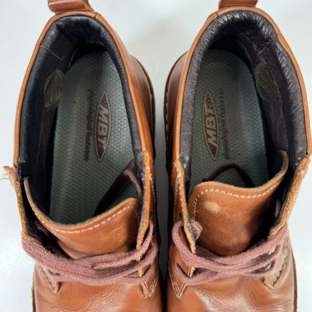Pikolinos Chile Men's 9/42 Brown Leather Comfort Handcrafted Chukka Ankle Boots